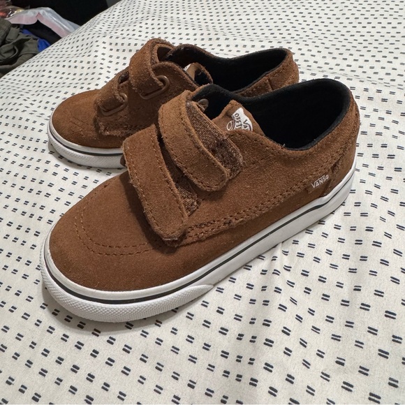Vans Toddler Brown Velcro Shoes - Picture 2 of 11